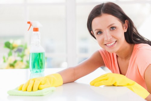 Professional commercial carpet cleaning in a Walthamstow Village business interior