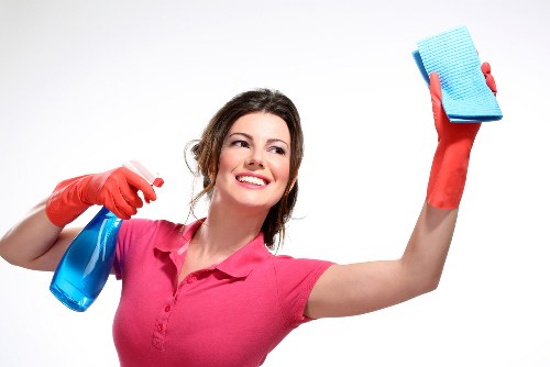 Professional carpet cleaner working in a Walthamstow Village property interior